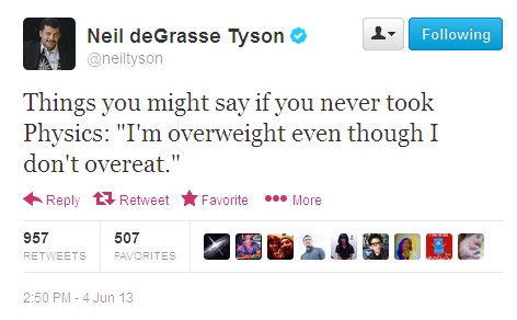 Neil tyson weight